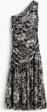 H&M Draped One-shoulder Dress