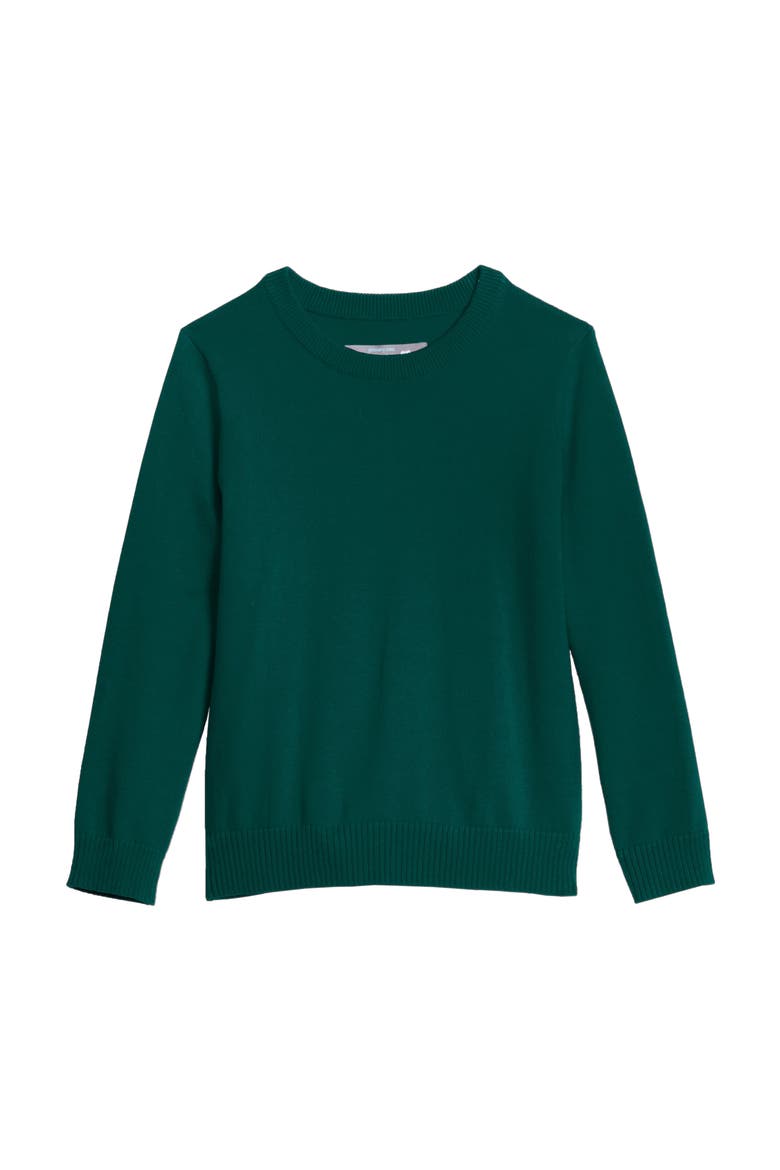 Kids Crewneck Sweater, Main, color, Ivy