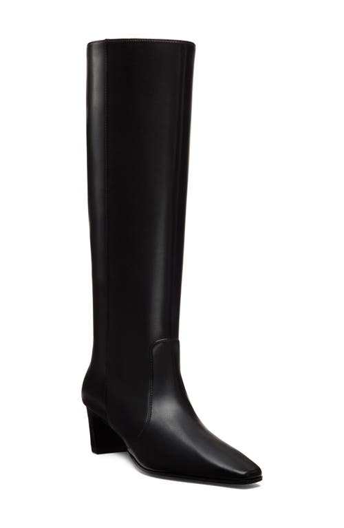 Stuart Weitzman Stassi Zip Bootie 50 In Black
