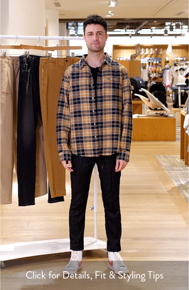 Cimmeron Plaid Cotton Button-Up Shirt, sales video thumbnail