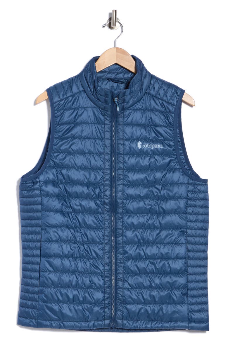 Capa Insulated Puffer Vest, Alternate, color, DEEP SEA