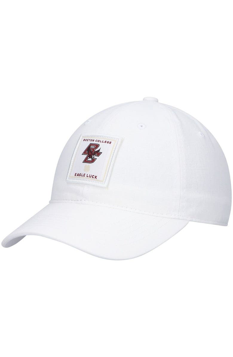 Black Clover Men's White Boston College Eagles Dream Adjustable Hat, Main, color, 