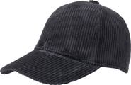 Bruno Magli Wide Wale Corduroy Baseball Cap