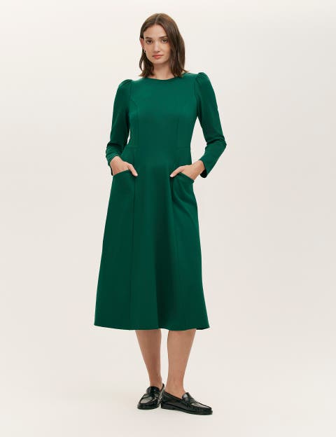 Felice Ponte Jersey Midi Dress