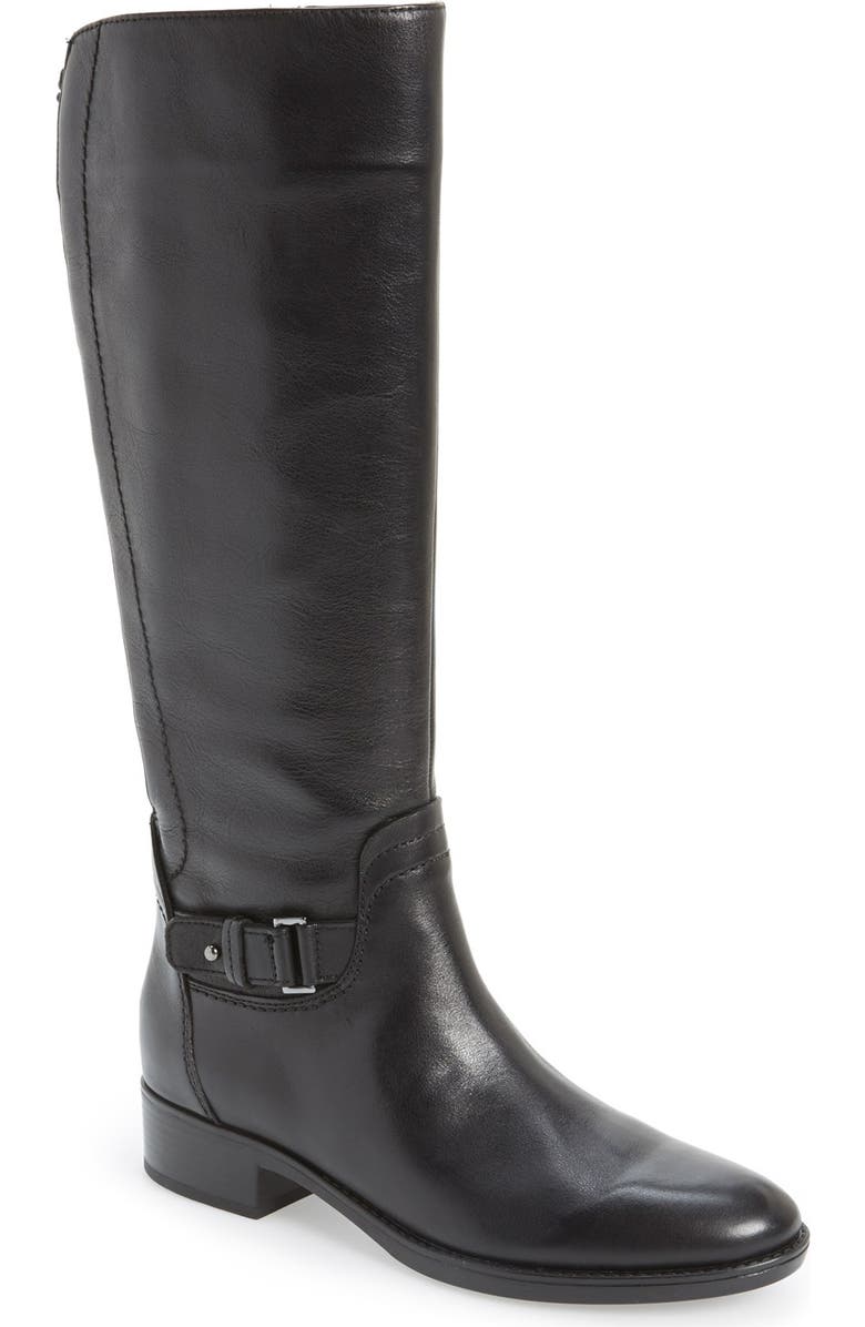 Geox 'Felicity' Adjustable Shaft Tall Riding Boot, Main, color,
