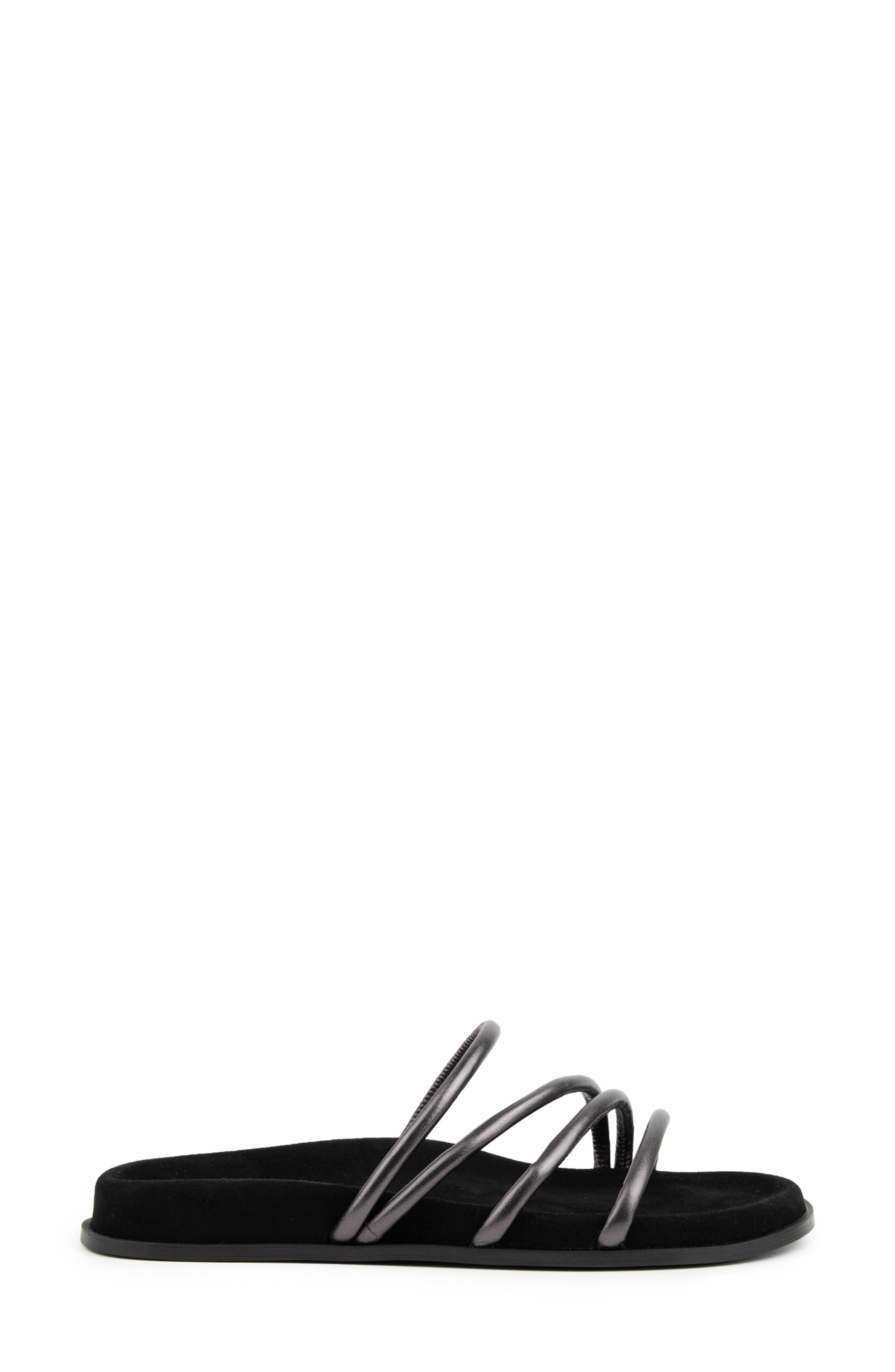 Milena Strappy Waterproof Sandal, Alternate, color, GUNMETAL