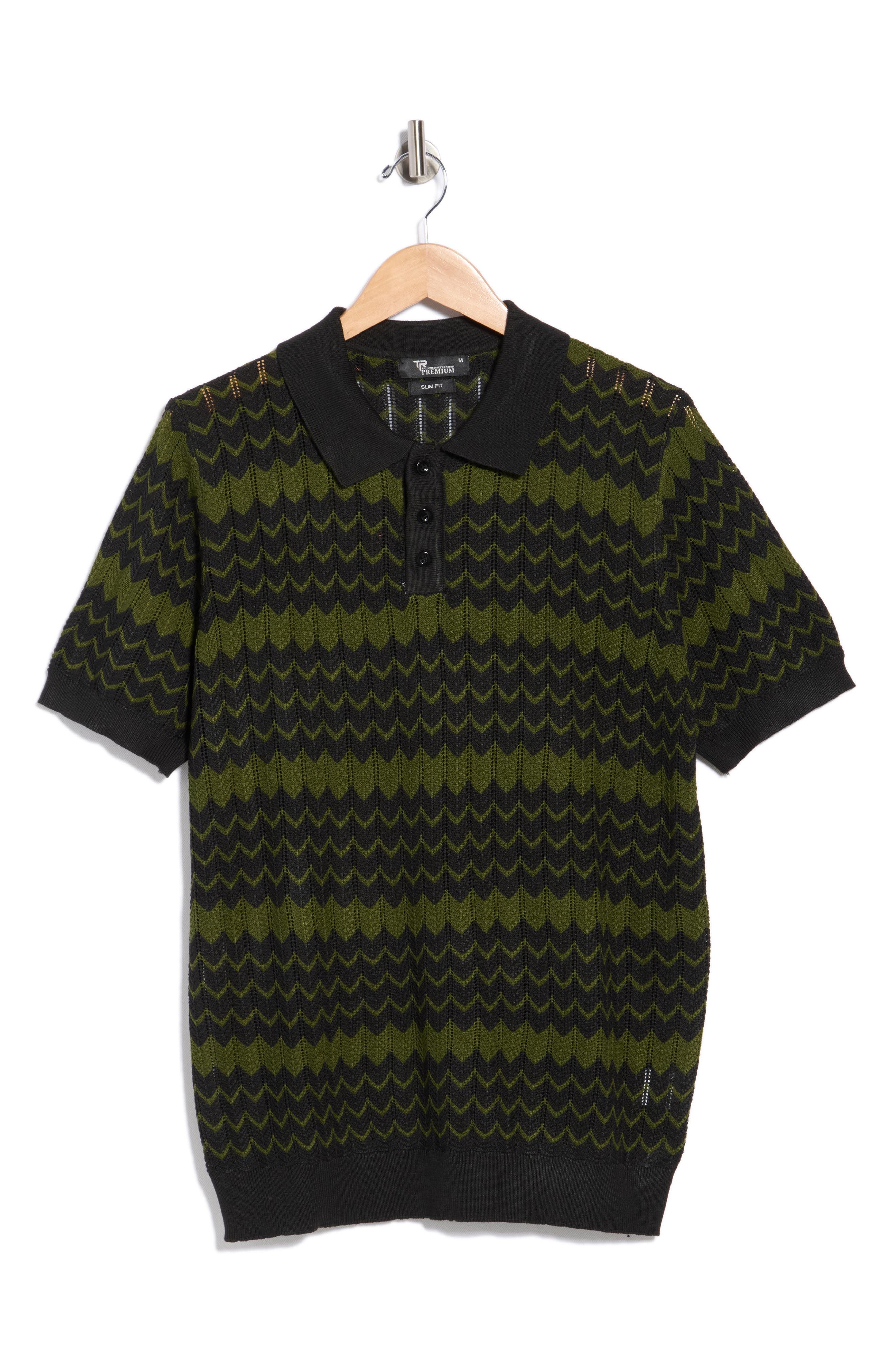 T.R. PREMIUM Slim Fit Polo Sweater