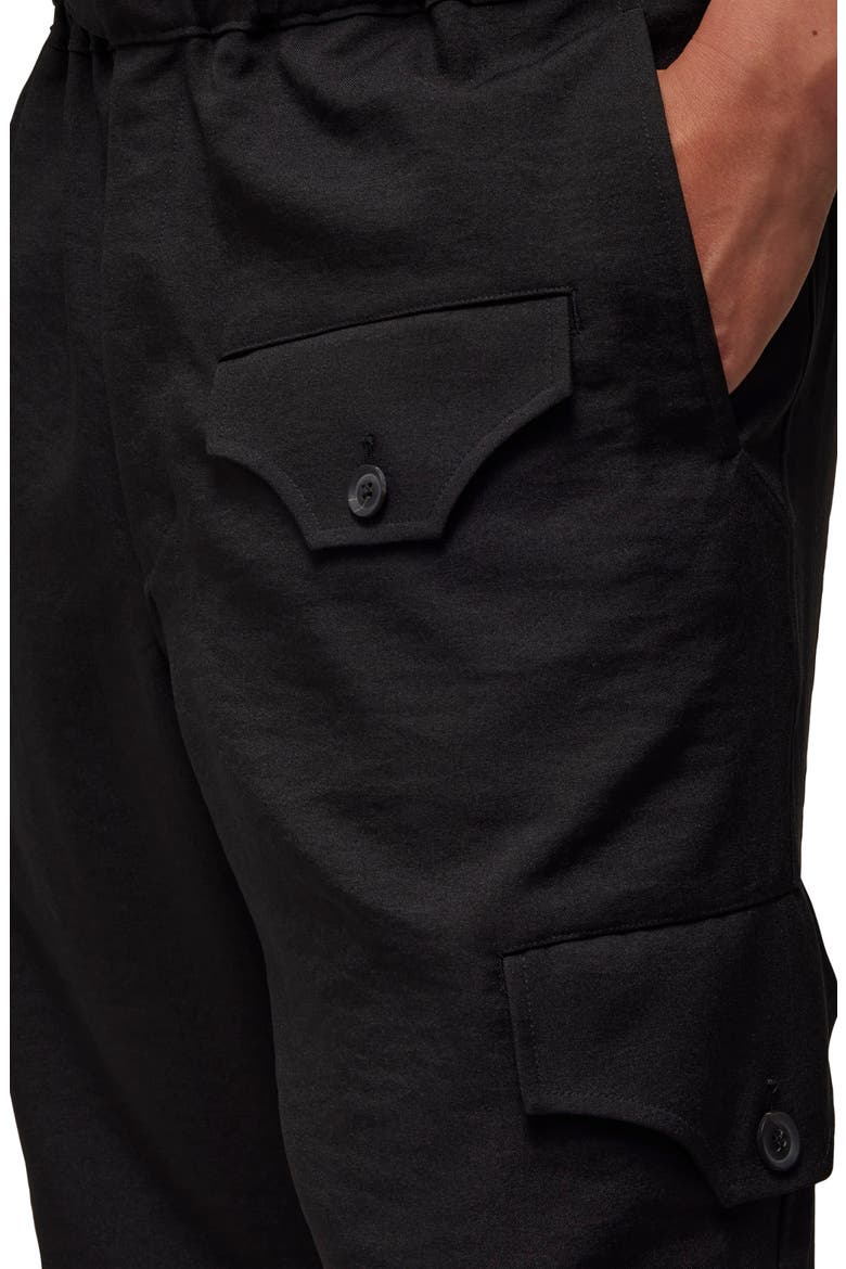 Recycled Polyester Twill Utility Pants, Alternate, color, BLACK