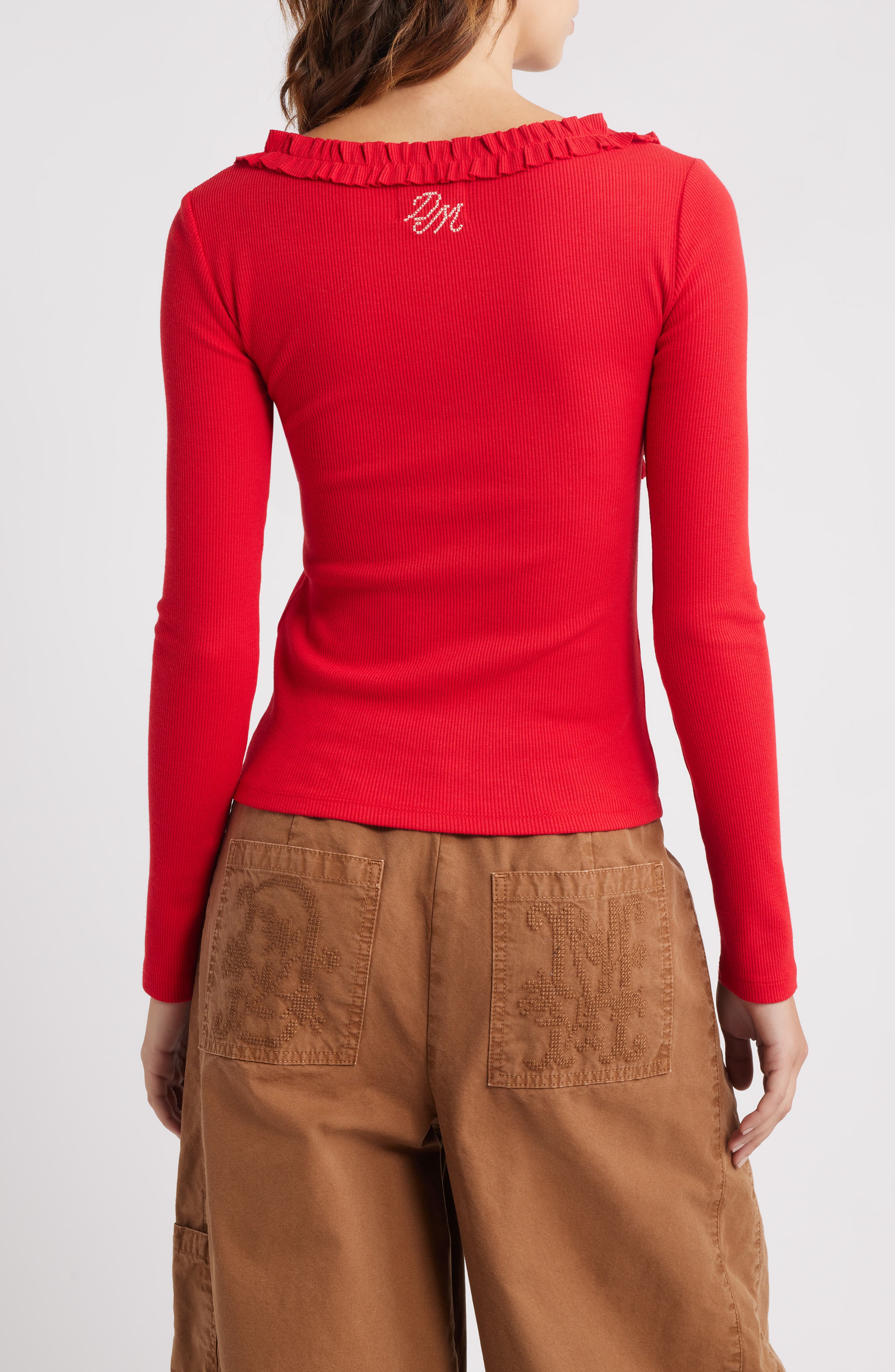Varsha Ruffle Cardigan - image 2