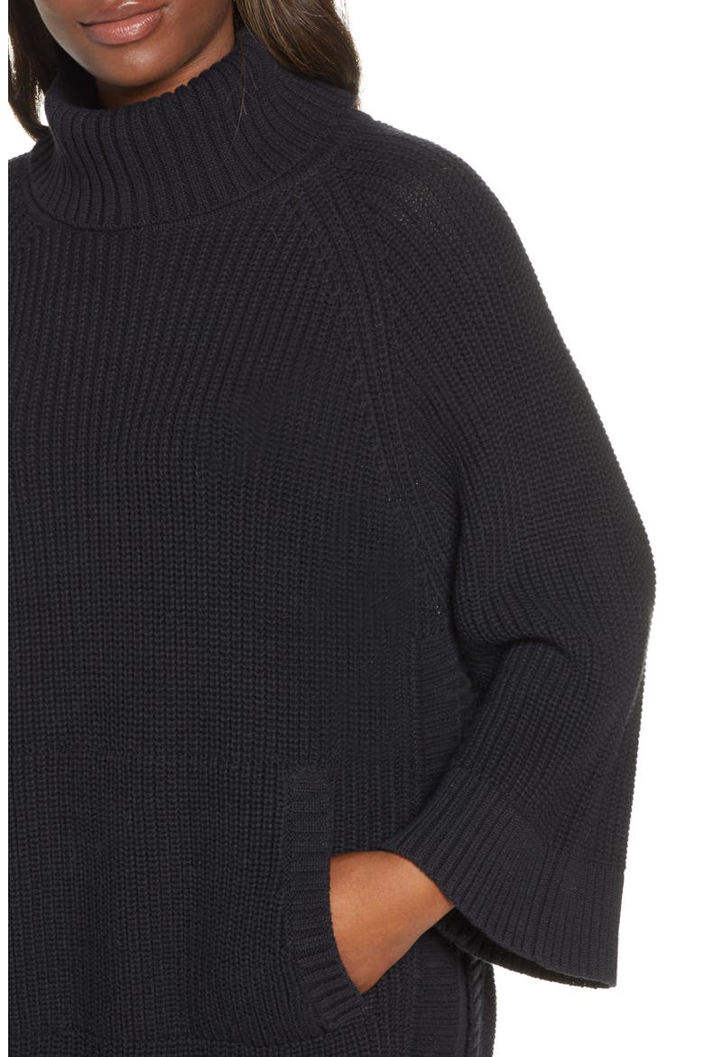 Raelynn Turtleneck Pullover, Alternate, color, BLACK