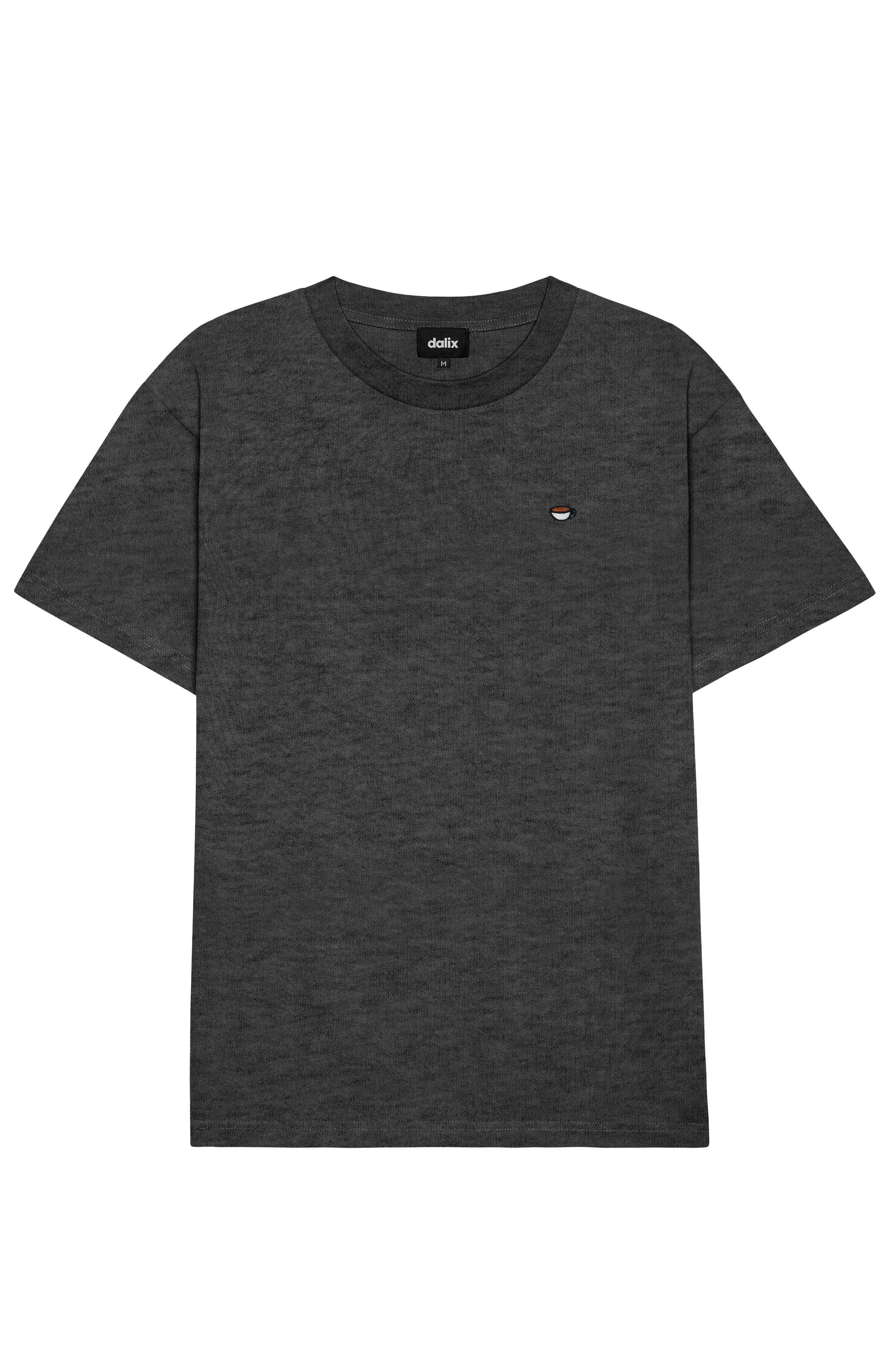 Mens Lil Coffee Heavy Weight Cotton Tee - image 3