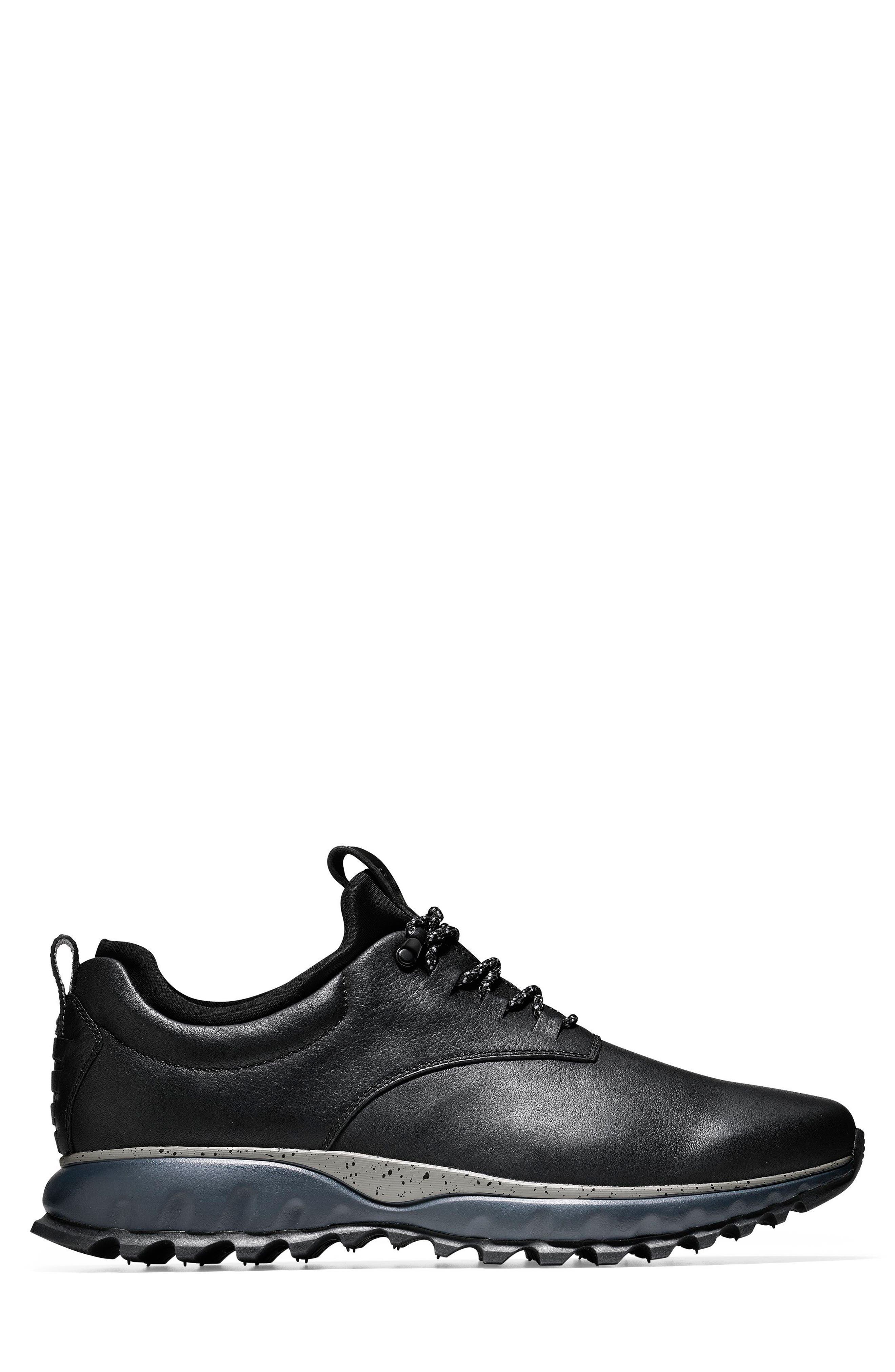 Cole Haan GrandExpløre All Terrain Waterproof Sneaker, Alternate, color, Black/ Ironstone Leather