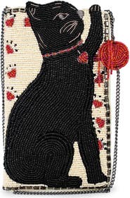 Mary Frances Accessories Purr-suit Crossbody Phone Bag