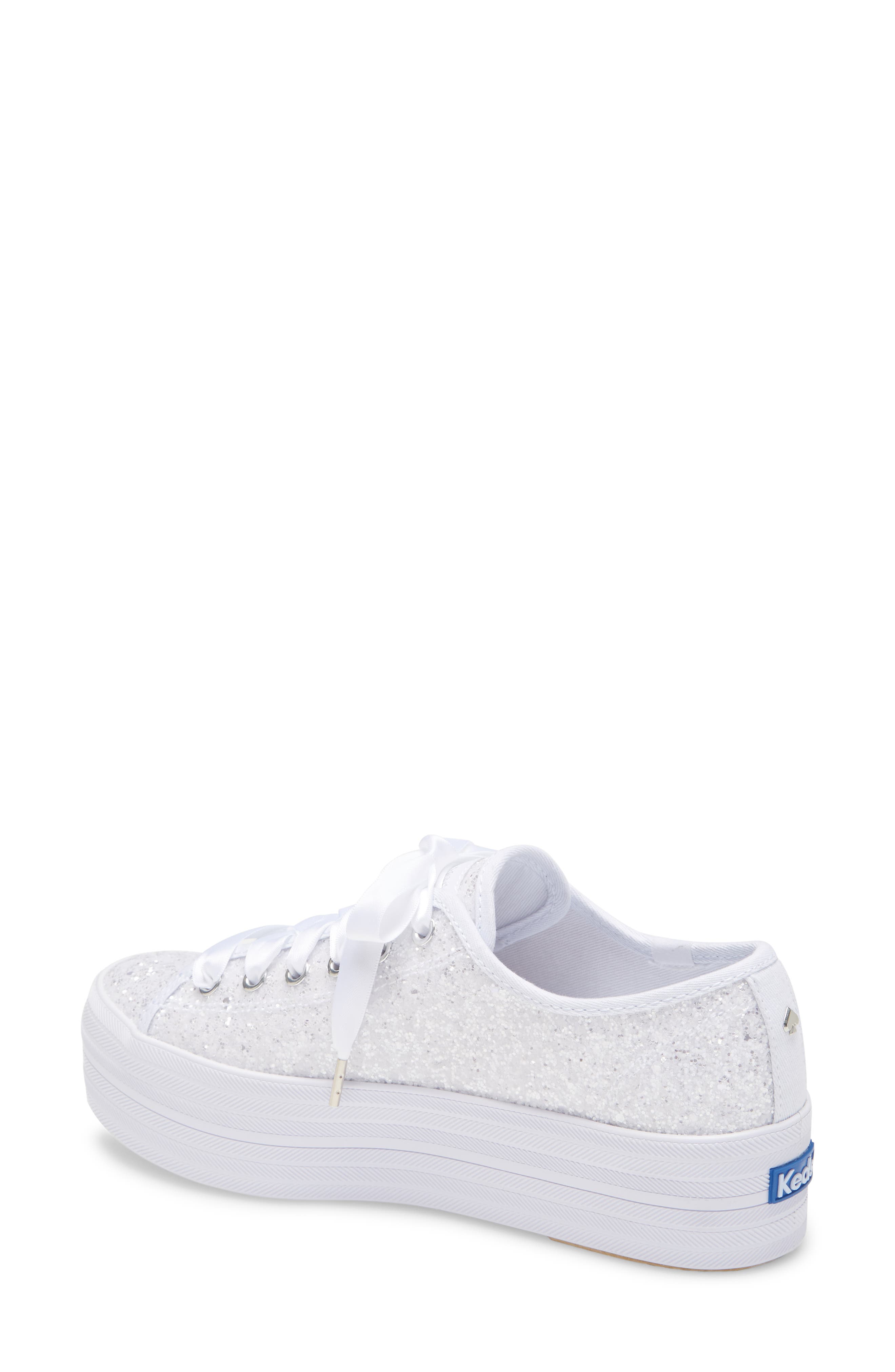 Keds<sup>®</sup> x kate spade new york triple up glitter sneaker, Alternate, color, 