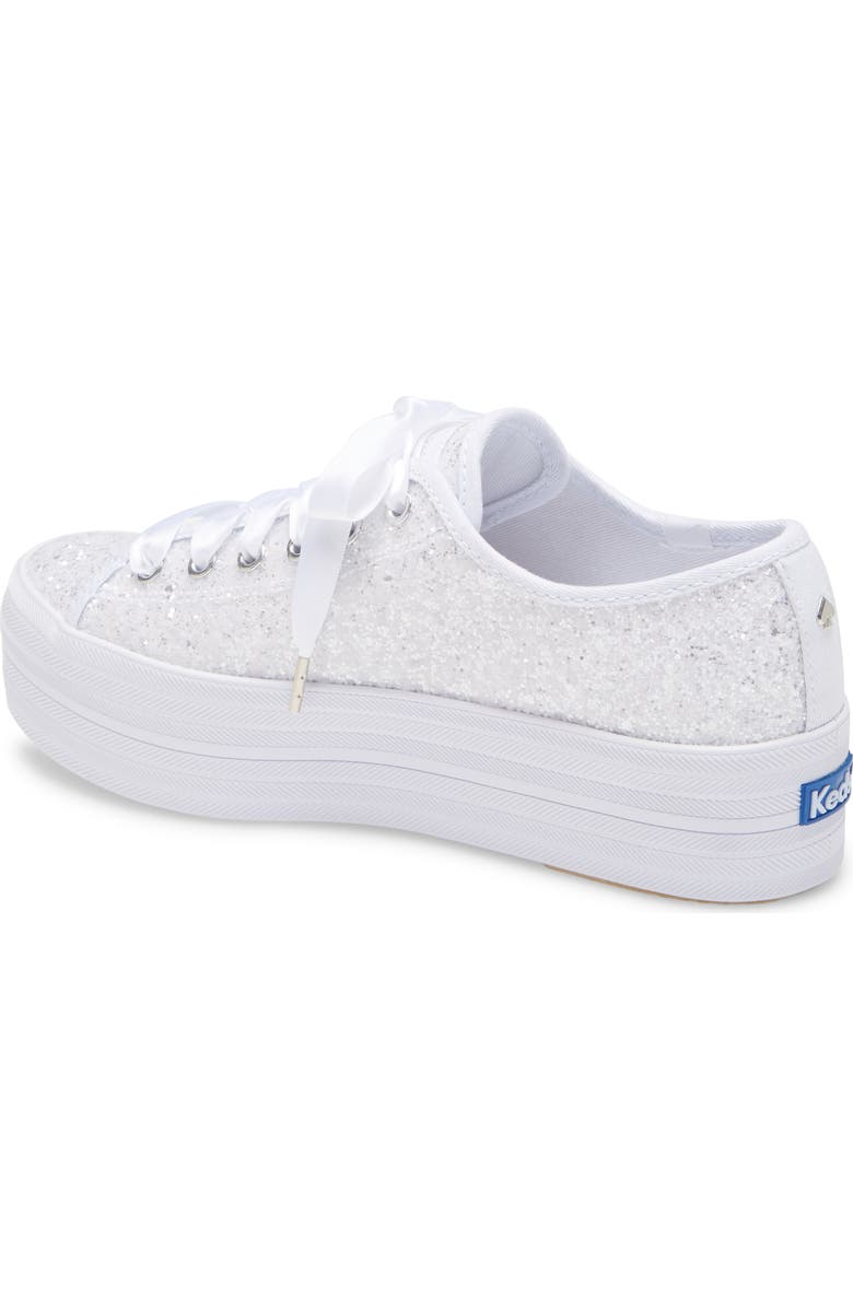 Keds<sup>®</sup> x kate spade new york triple up glitter sneaker, Alternate, color,