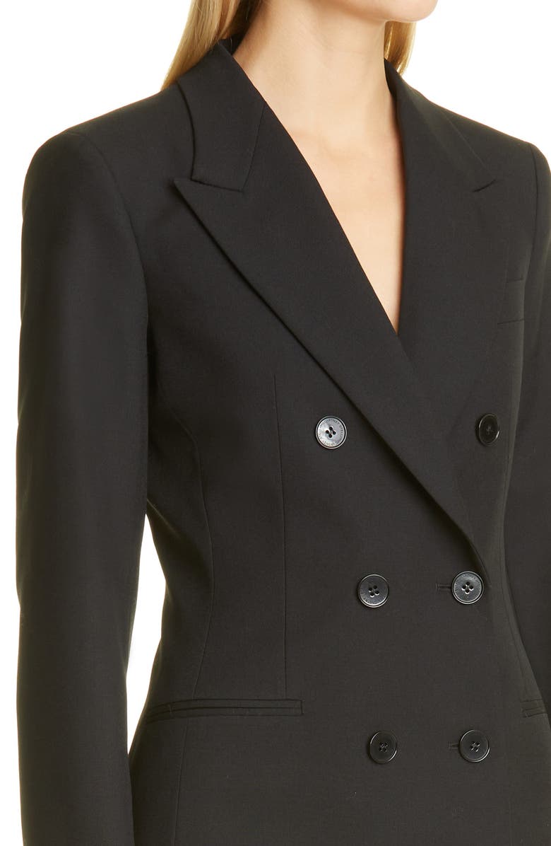 Stella McCartney Double Breasted Wool Blazer Dress, Alternate, color, 