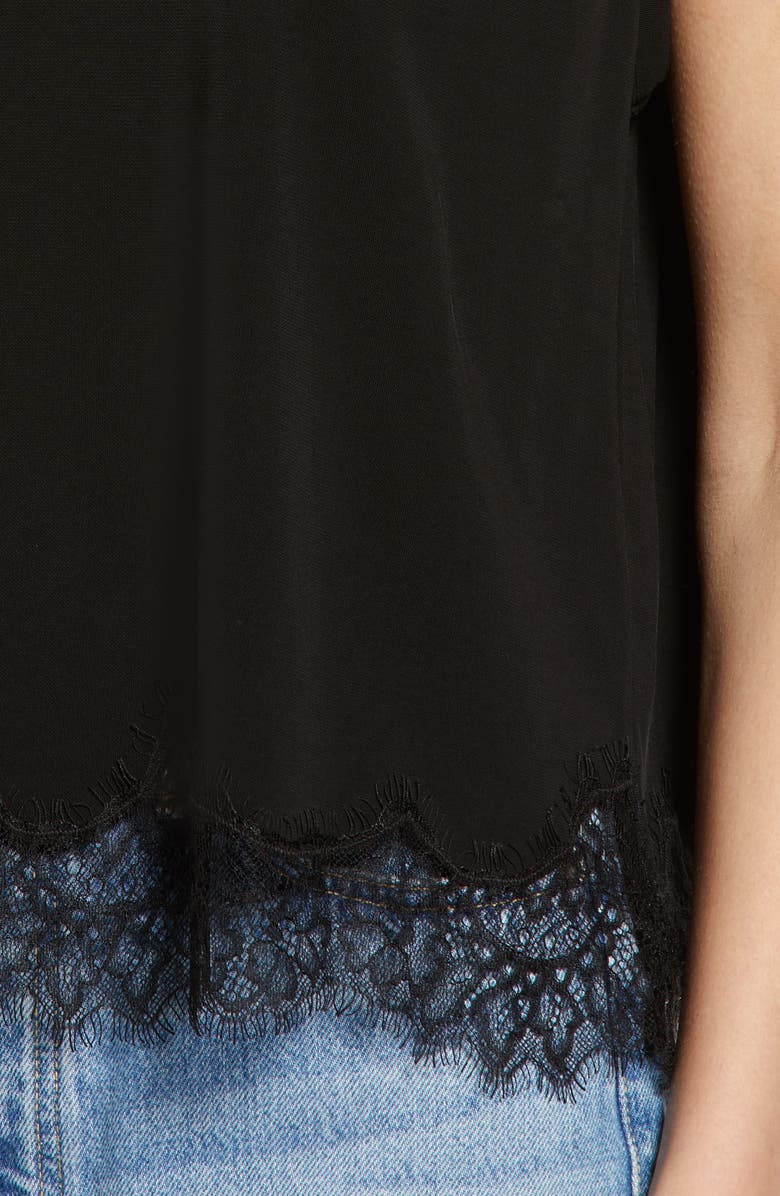 rag & bone Lace Trim Muscle Tank, Alternate, color,