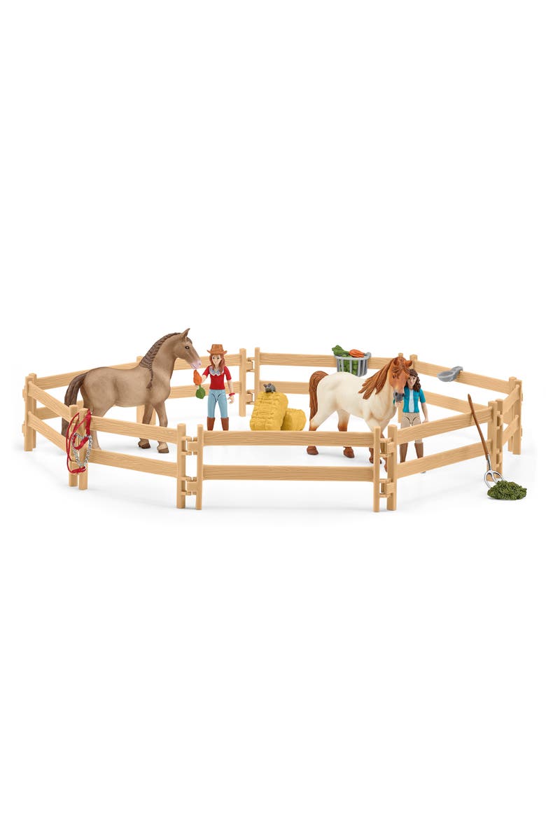 Schleich Horse Club Lakeside Riding Center, 115 Piece Playset, Toy Figurine, Kids, Alternate, color, Multicolored