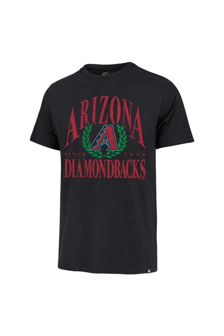 Men's '47 Black Arizona Diamondbacks Pitchout Franklin T-Shirt, Alternate, color, Black