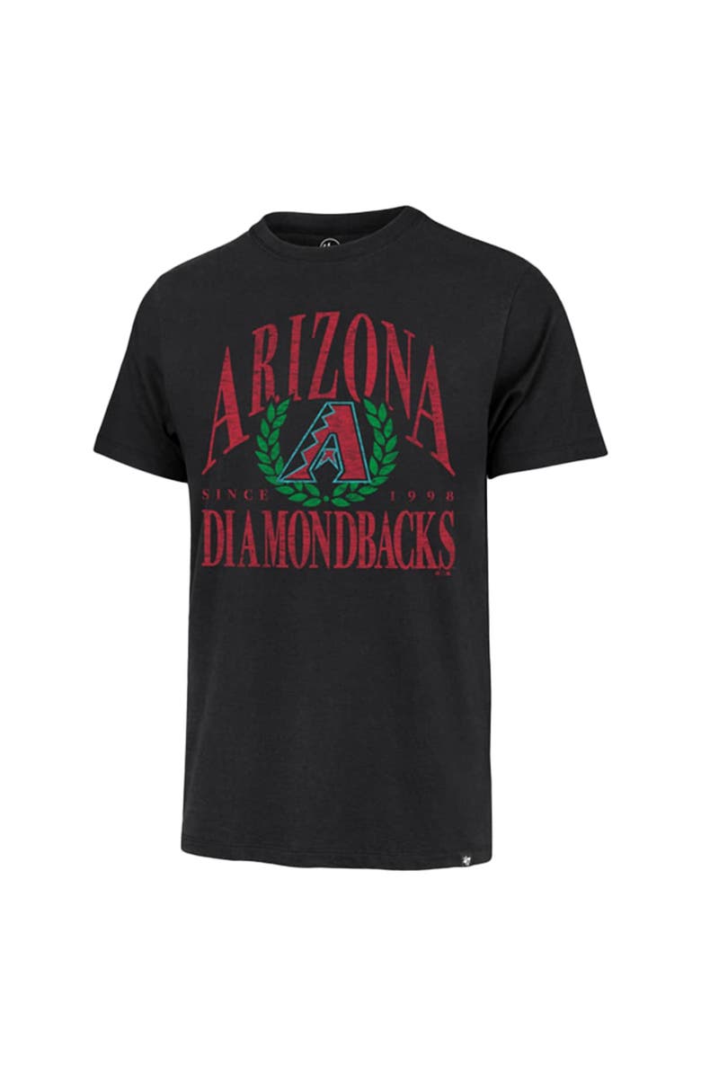 '47 Men's '47 Black Arizona Diamondbacks Pitchout Franklin T-Shirt, Alternate, color, Black