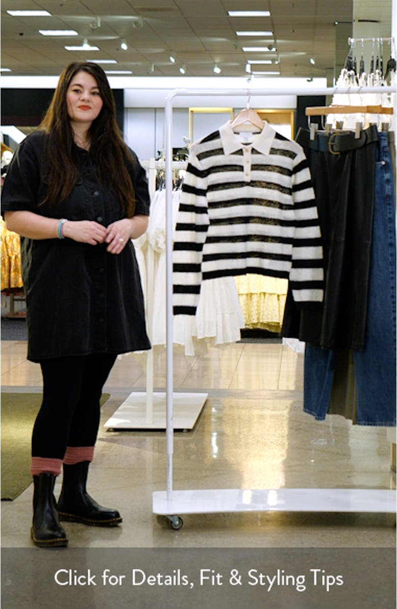 Stripe Polo Sweater, sales video thumbnail