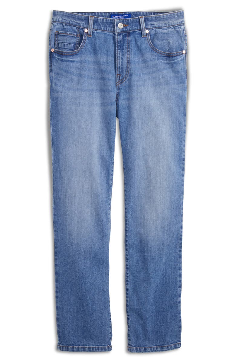 Scotch & Soda Light Straight Leg Jeans, Main, color, Clifton