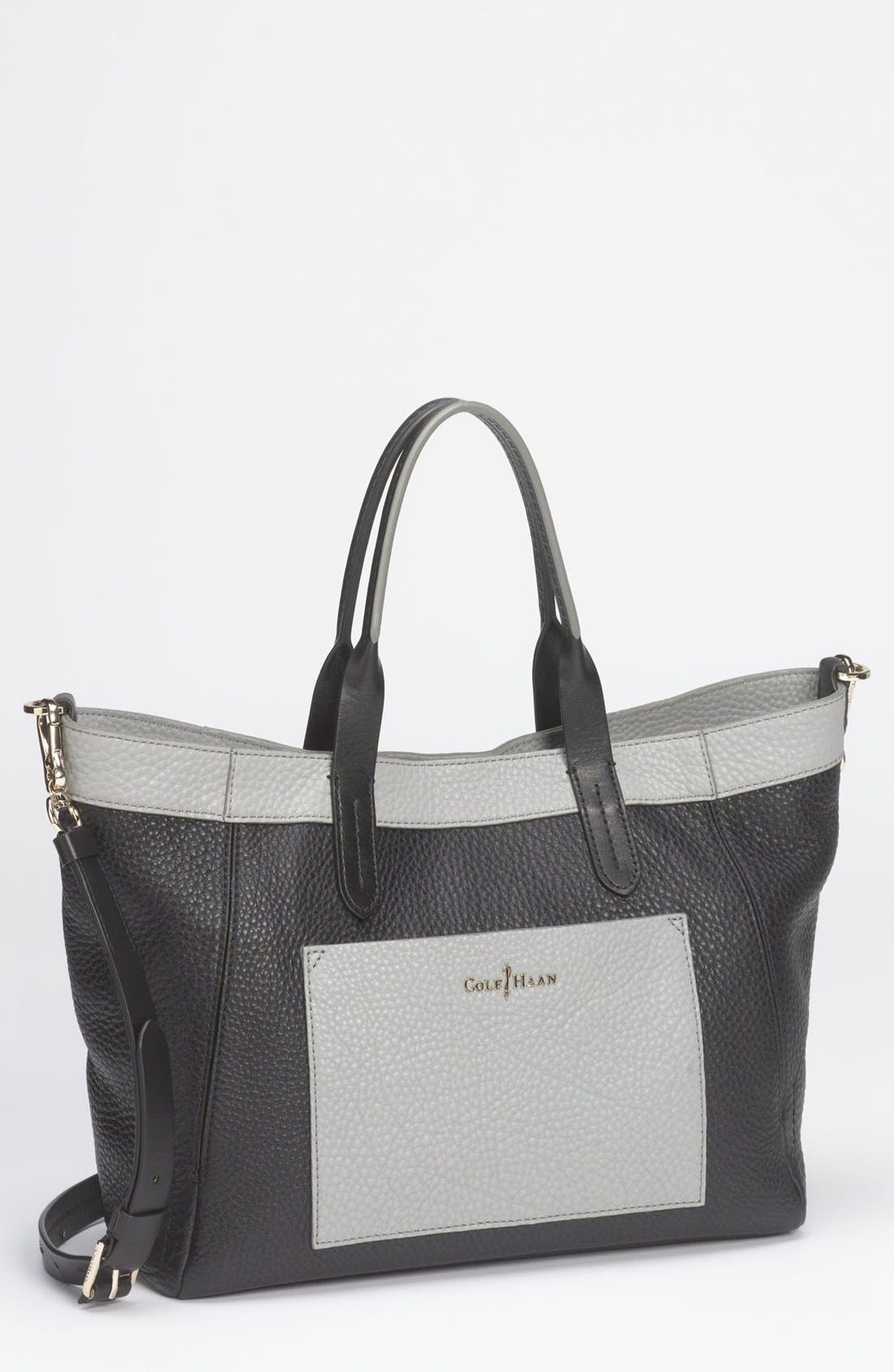 'Crosby Colorblock - Small' Shopper, Main, color, BLACK/ PALOMA