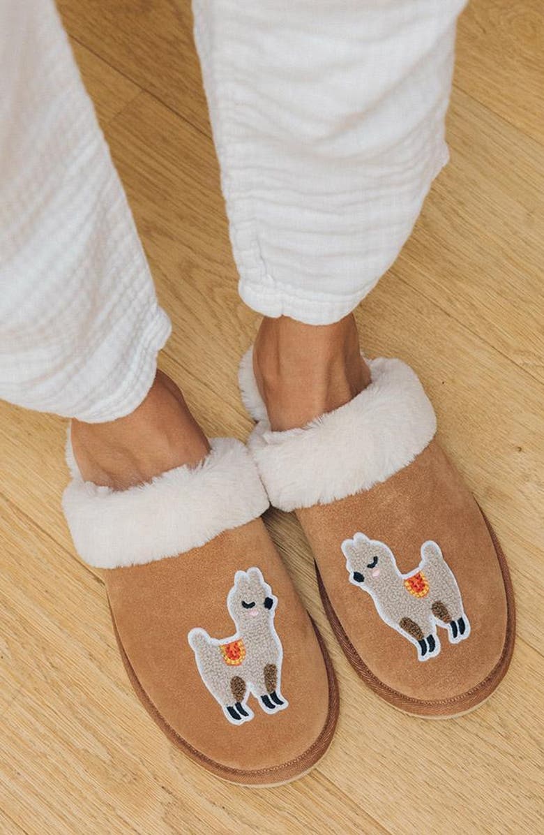 Soludos Llama Cozy Faux Fur Slipper, Alternate, color,
