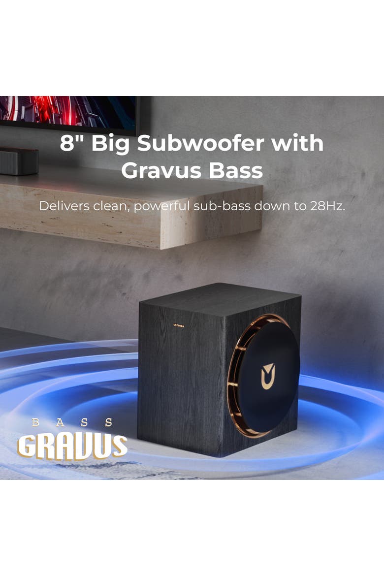 Skywave Series 7.1.4ch Wireless Surround Sound System, Alternate, color, Black