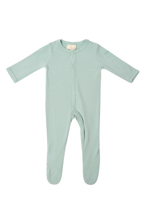 Kyte BABY Snap Footie in Sage 