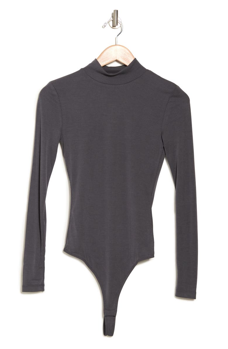 Elodie Mock Neck Jersey Bodysuit, Alternate, color,