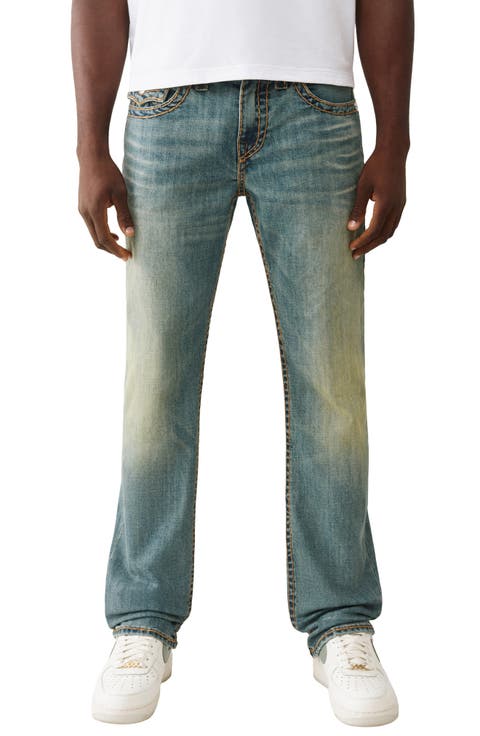 Ricky Super-T Straight Leg Jeans (Steel Dark Wash) (Regular & Big)
