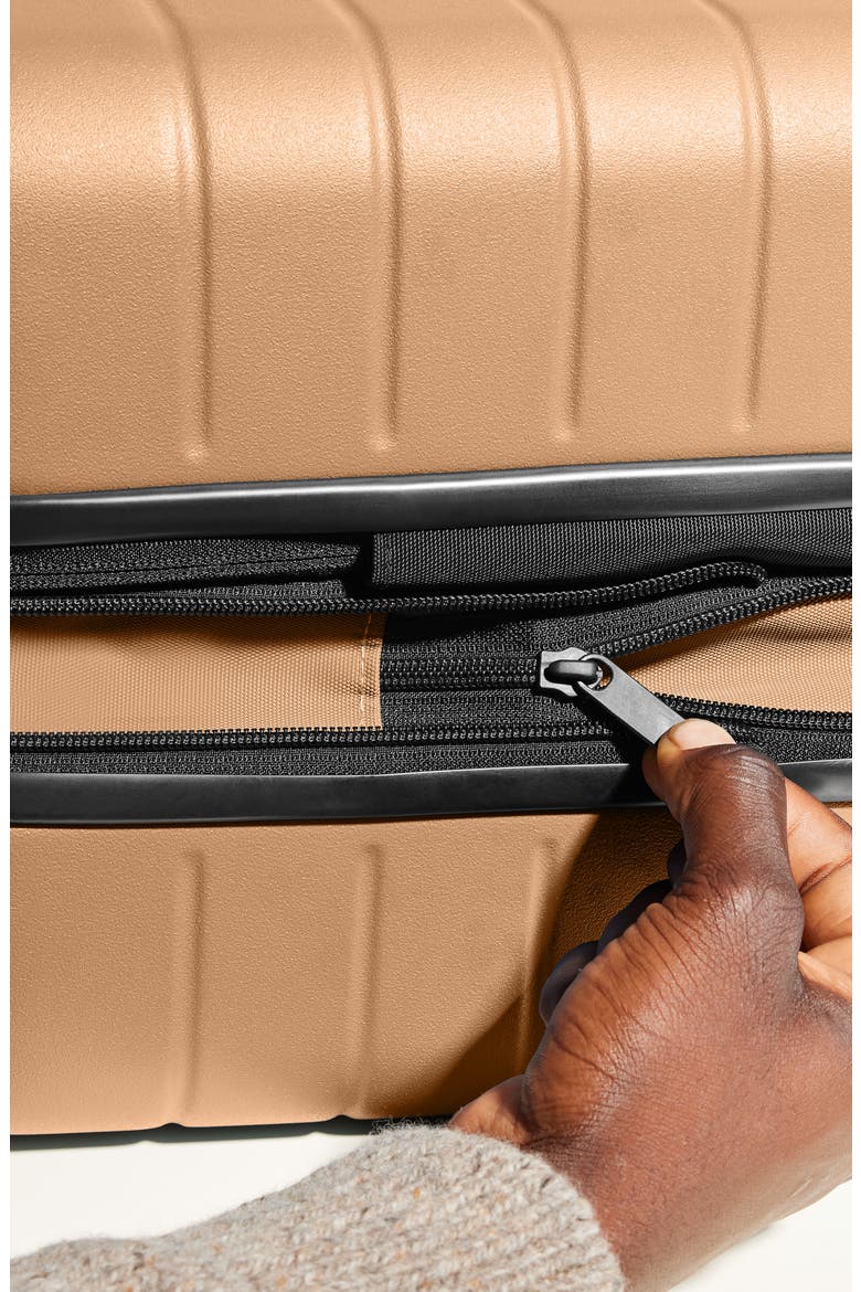 The Bigger Flex Carry-On Suitcase (Nordstrom Exclusive), Alternate, color, TAWNY BROWN