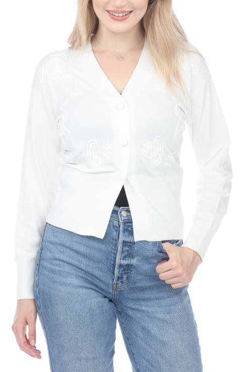 Embroidered Cardigan