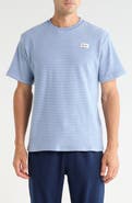 Rhythm Stripe Cotton Blend Terry T-Shirt
