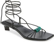 rag & bone Liv Ankle Wrap Kitten Heel Sandal