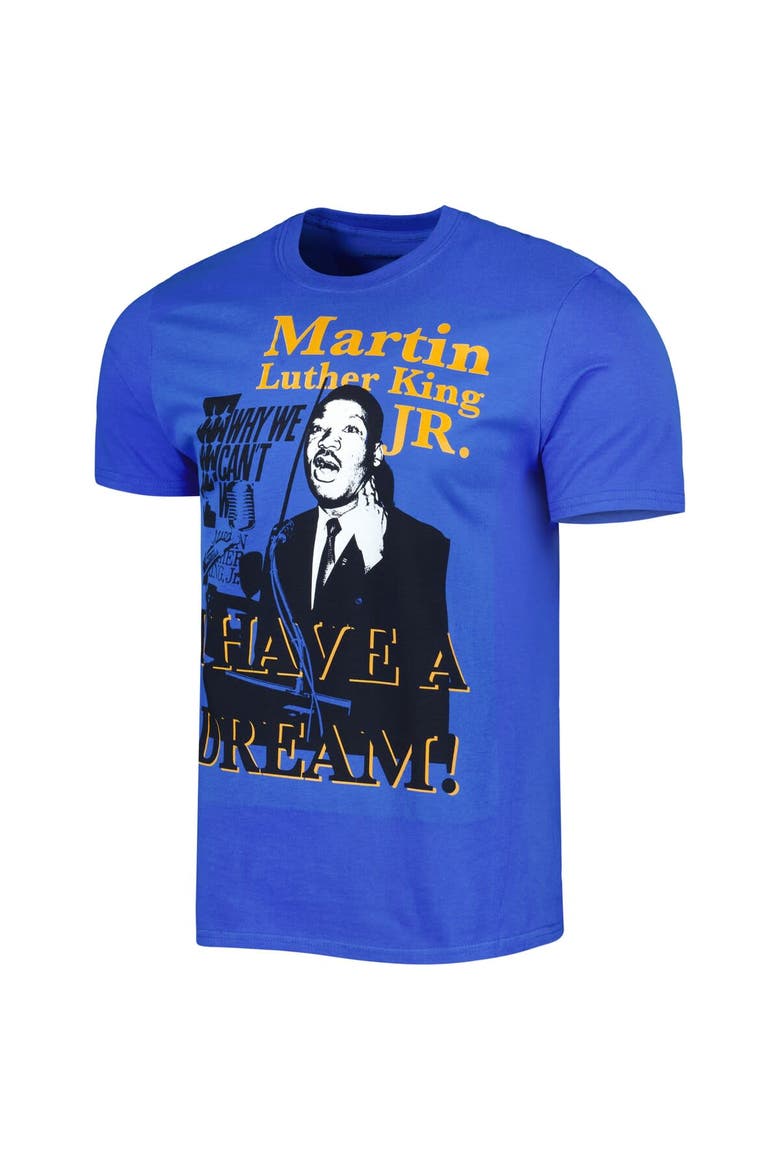 Unisex Blue Martin Luther King Jr. Graphic T-Shirt, Alternate, color, Blue
