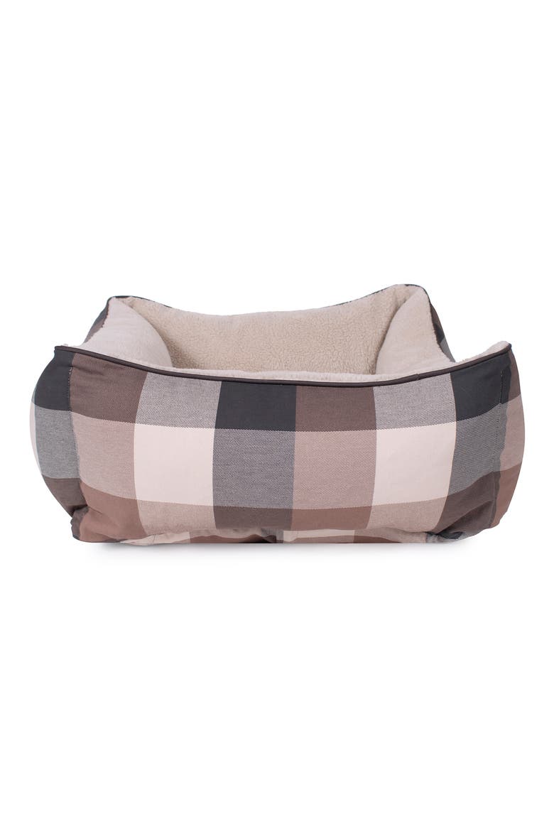 Block Plaid Kuddler Dog Bed, Alternate, color, BLOCK PLAID
