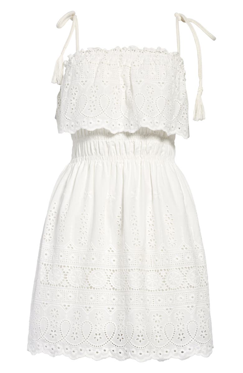 Kirious Popover Eyelet Sundress, Main, color, 