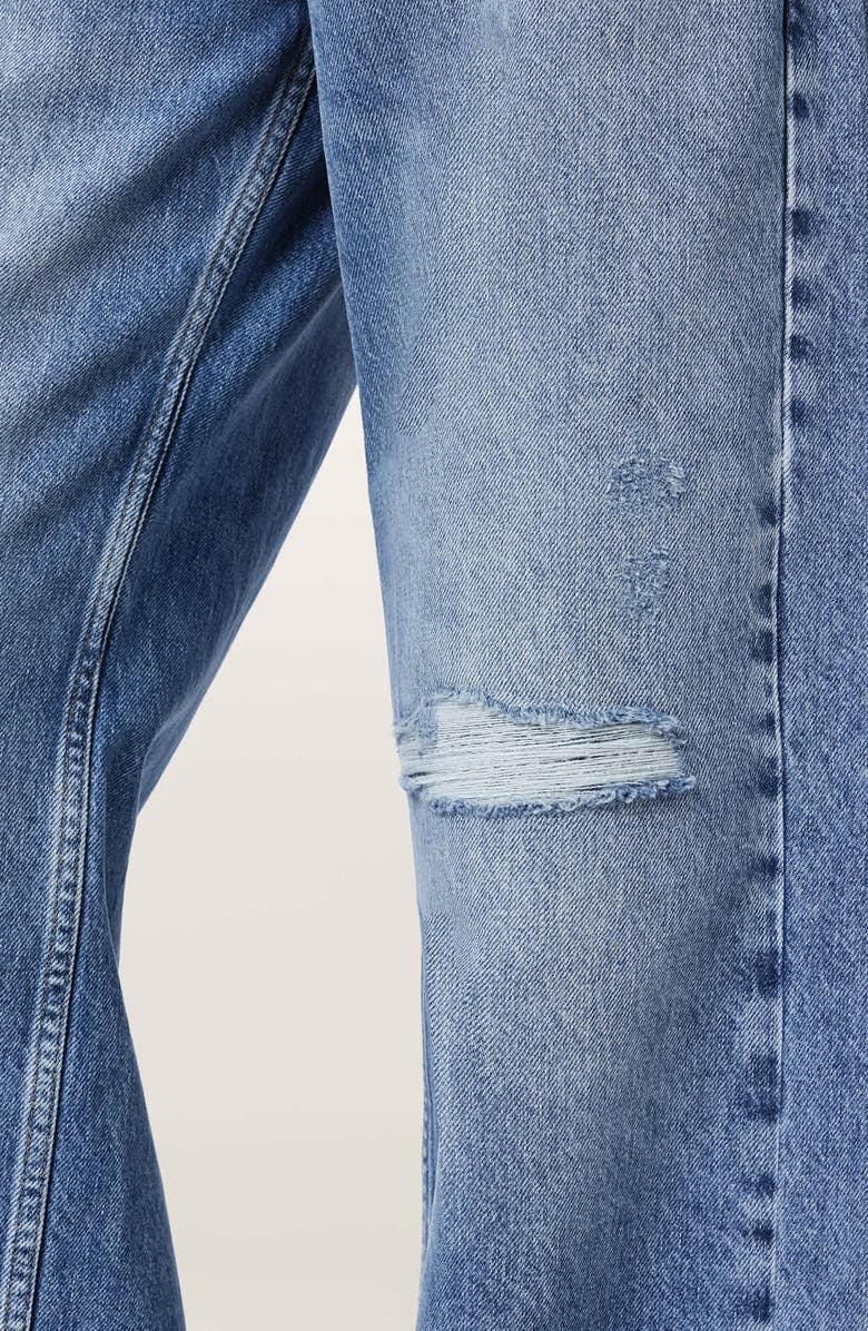AllSaints Tia Distressed Jeans, Alternate, color, Destroy Indigo