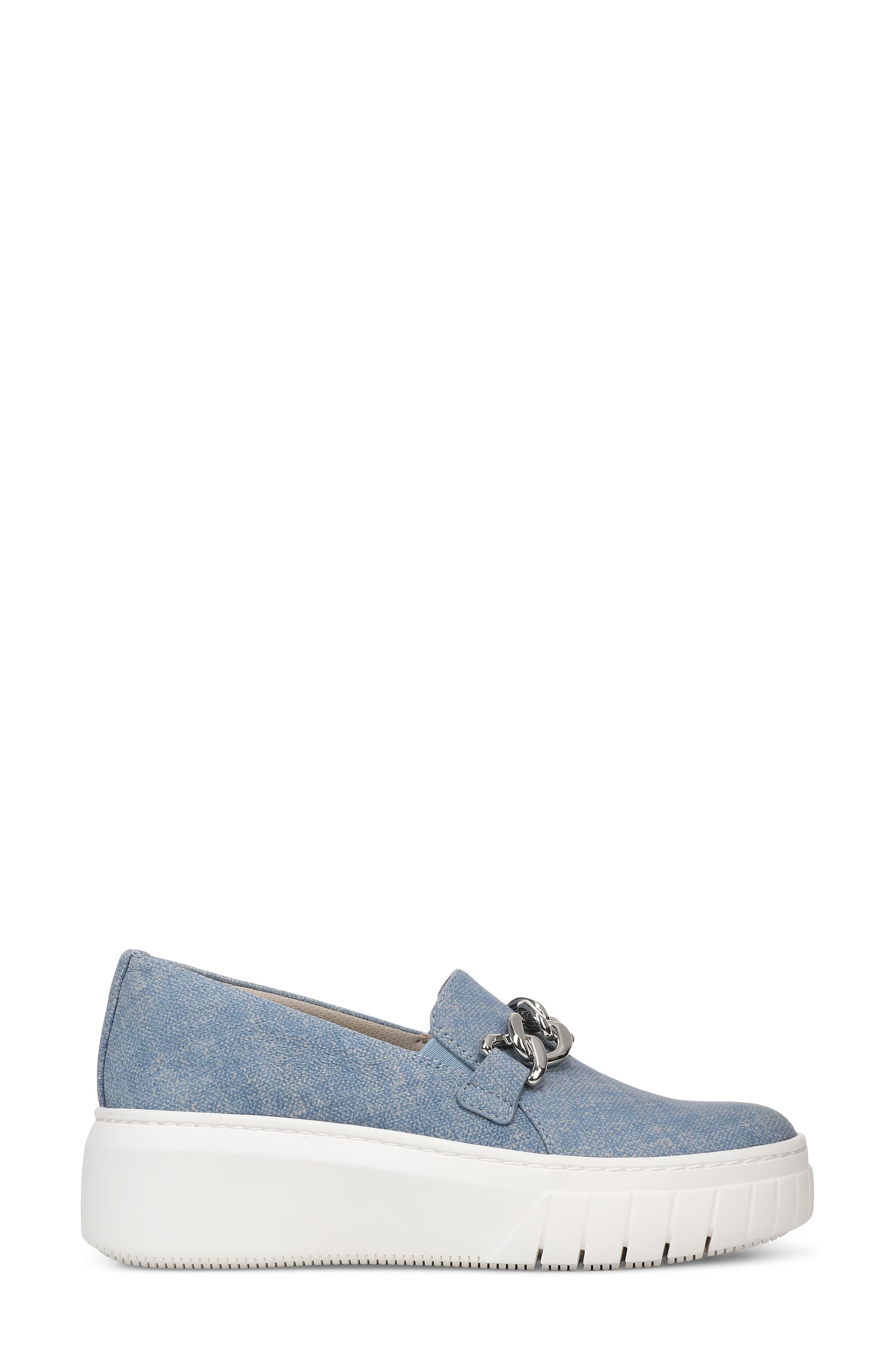 Naturalizer Daphne Slip-On Platform Sneaker, Alternate, color, Denim Blue