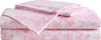 New Betsey Johnson Floral store KING Sheet Set + Bonus Sleep Mask