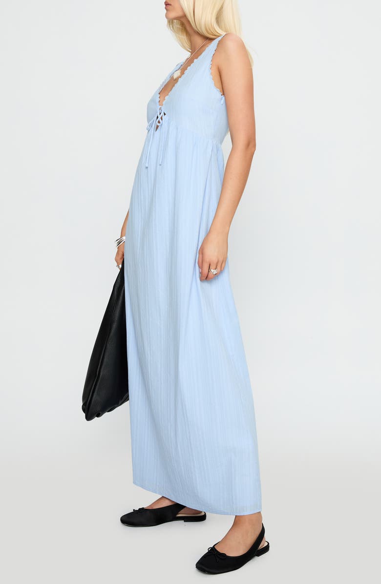 Princess Polly Elyza Sleeveless Maxi Dress, Alternate, color, Blue