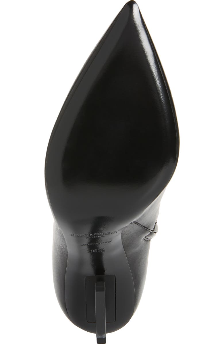 Saint Laurent Opyum YSL Pointed Toe Bootie, Alternate, color,