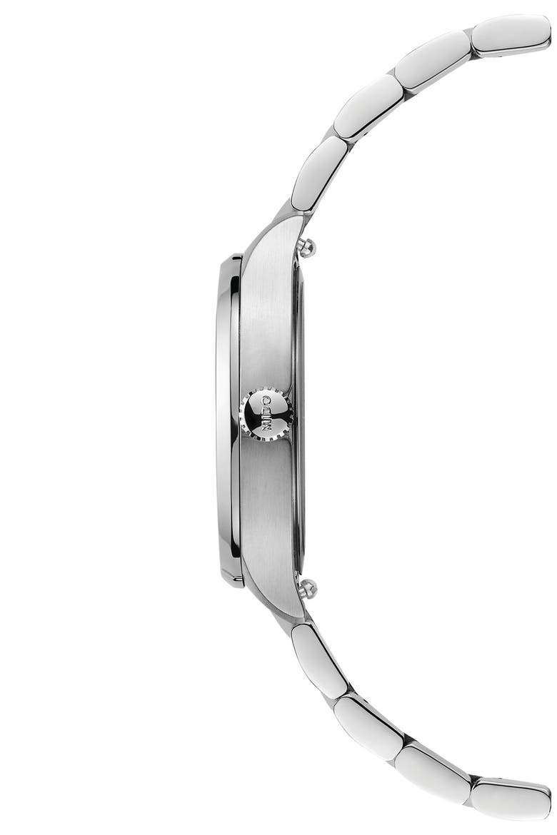 Multifort TV Bracelet Watch, 27.6mm x 28mm, Alternate, color, WHITE