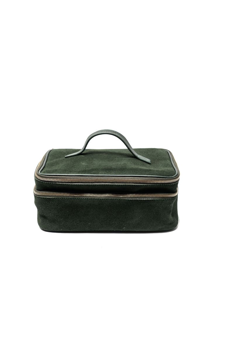 Vanity Makeup Bag, Main, color, Green
