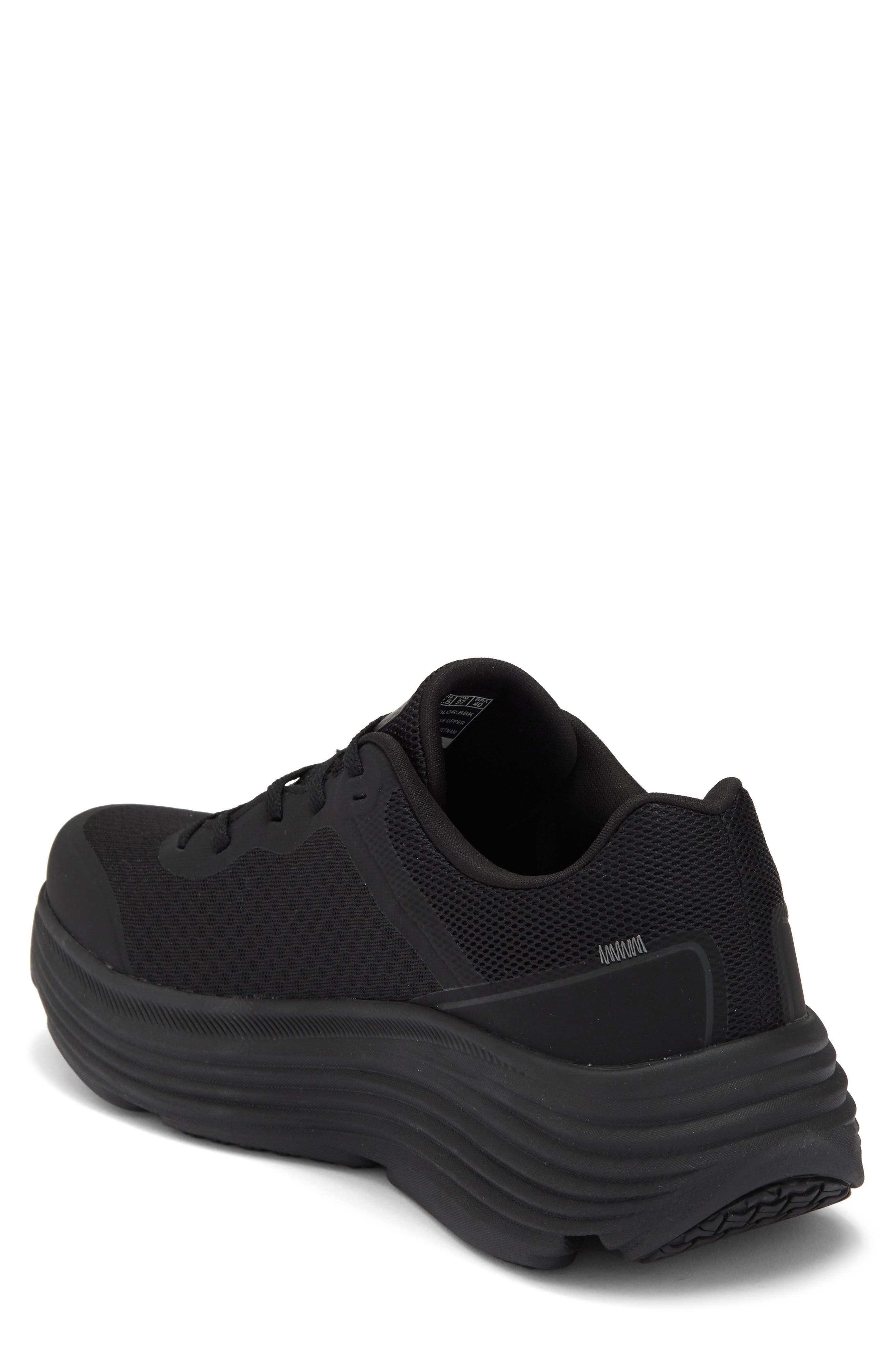 SKECHERS Max Cushioning Endeavour Running Shoe, Alternate, color, Black/ Black