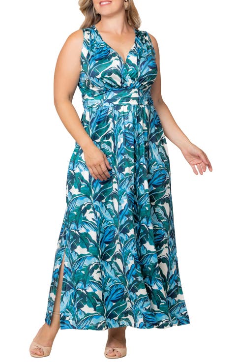 Daniela Sleeveless Maxi Dress (Plus)