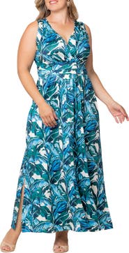 Kiyonna Daniela Sleeveless Maxi Dress