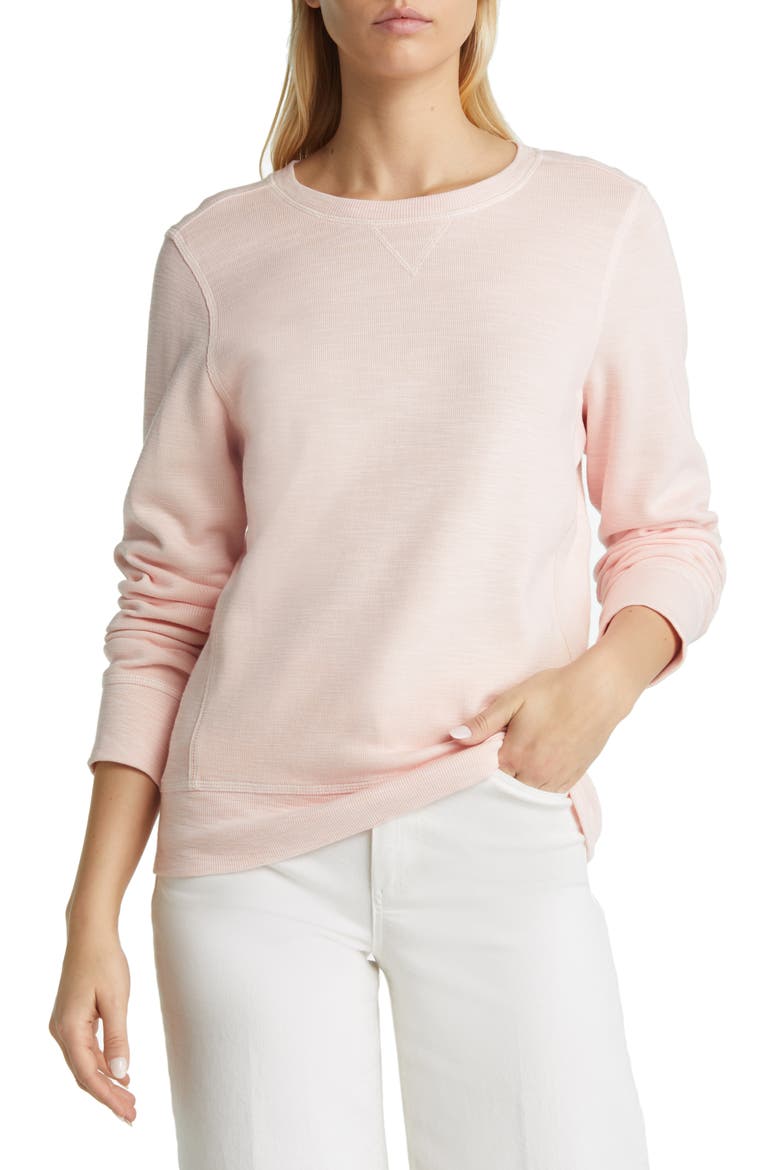 Women's Tobago Bay Crewneck Sweatshirt, Main, color, MALIBU PEA